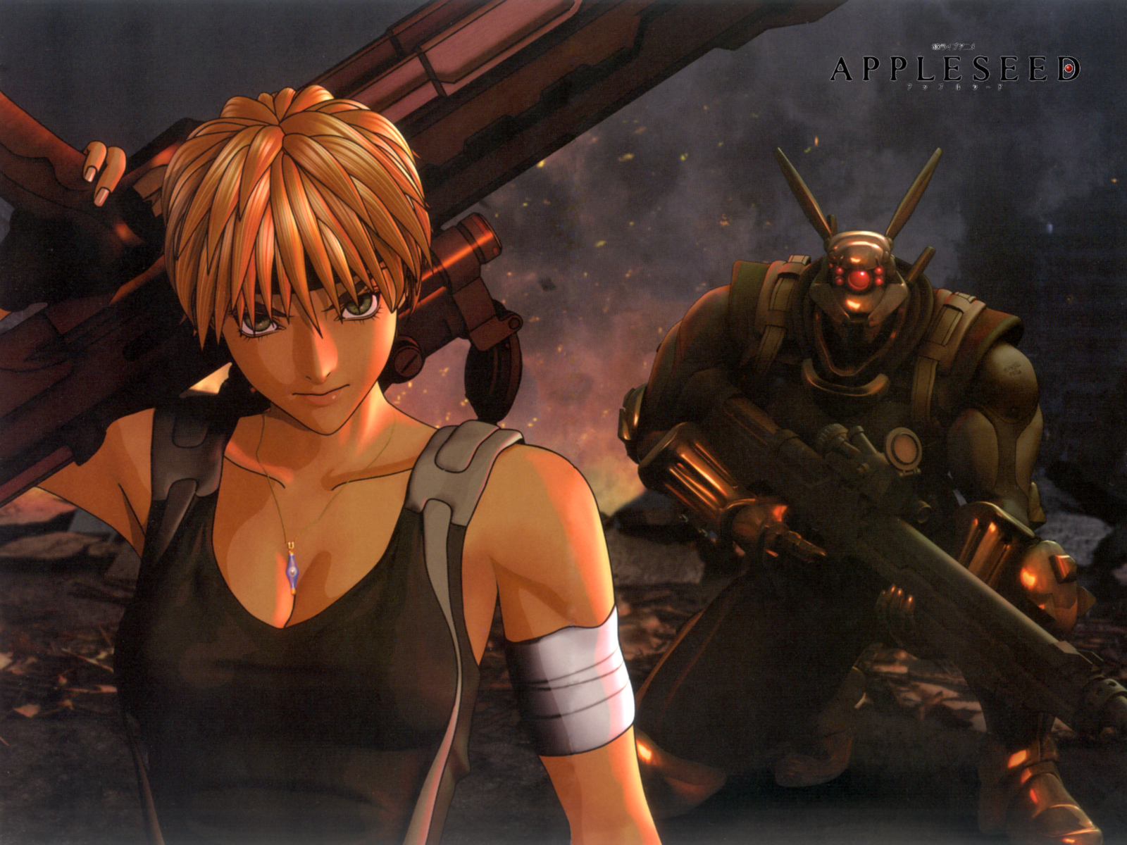 Appleseed. Select resolution: